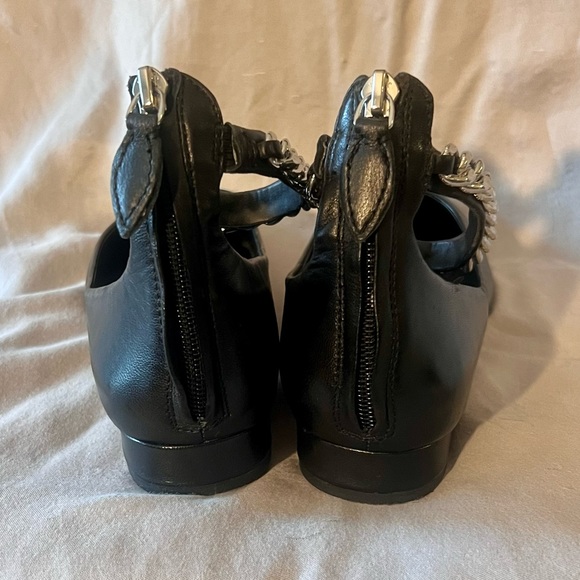 Rebecca Minkoff Raakel Ankle-Chain Leather Flats - Picture 11 of 13